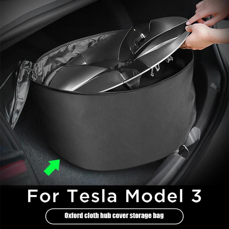 Сумка для хранения колпачков на колесах Tesla Model 3 Y портативная автомобильная