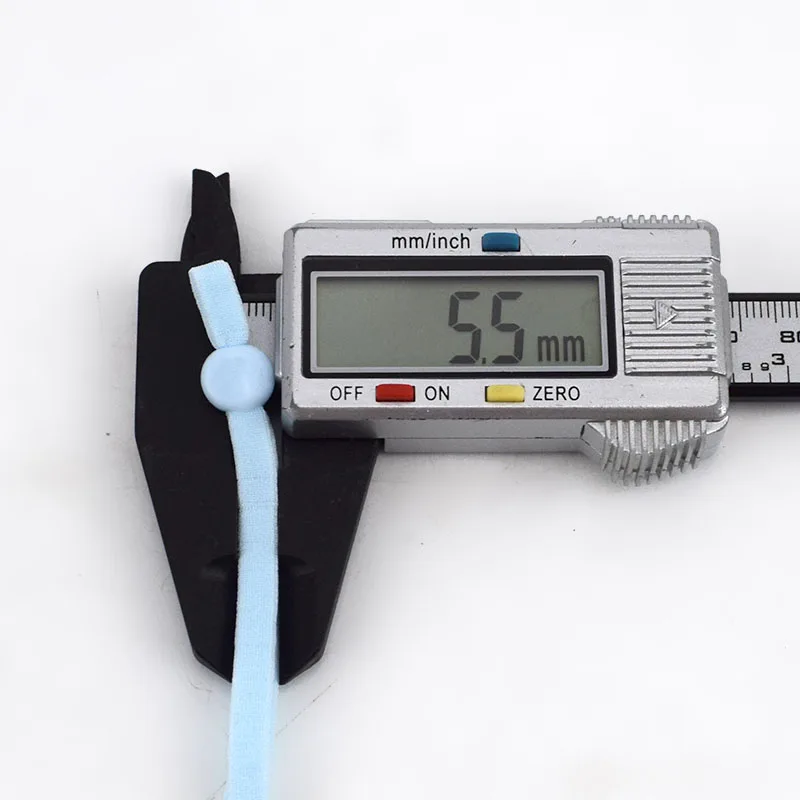 250 шт. 5 мм Ширина эластичная лента Регулировка Висячие уши веревка силиконовая