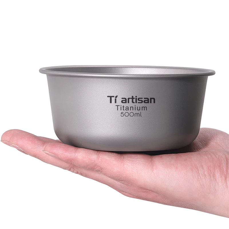 Титановая чаша Triartisan бактериостатическая посуда для кемпинга на открытом