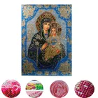 Алмазная 5D Вышивка сделай сам, живопись с круглыми стразами, домашний декор, мозаика для религиозных людей, подарок ZX, 2019