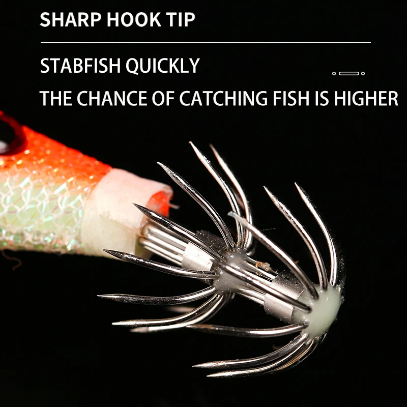 30g luminous Japan squid lure Jig head squid jig octopus jig octopus lure sea jig game fishing lure squid hooks Cuttlefish Bait