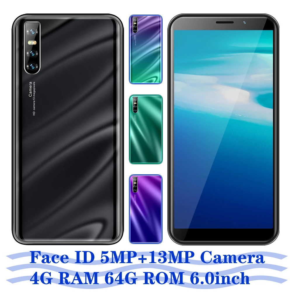 Y9 глобальная версия смартфонов 6 0 &quotAndroid 4G RAM 64G ROM 13MP камера мобильные телефоны WiFi