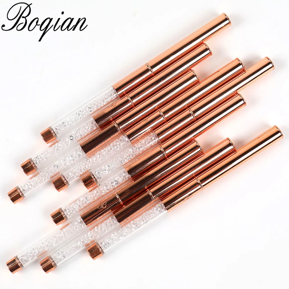 Кисти для рисования BQAN розовое золото ручка Ультрафиолетовый гель подводка
