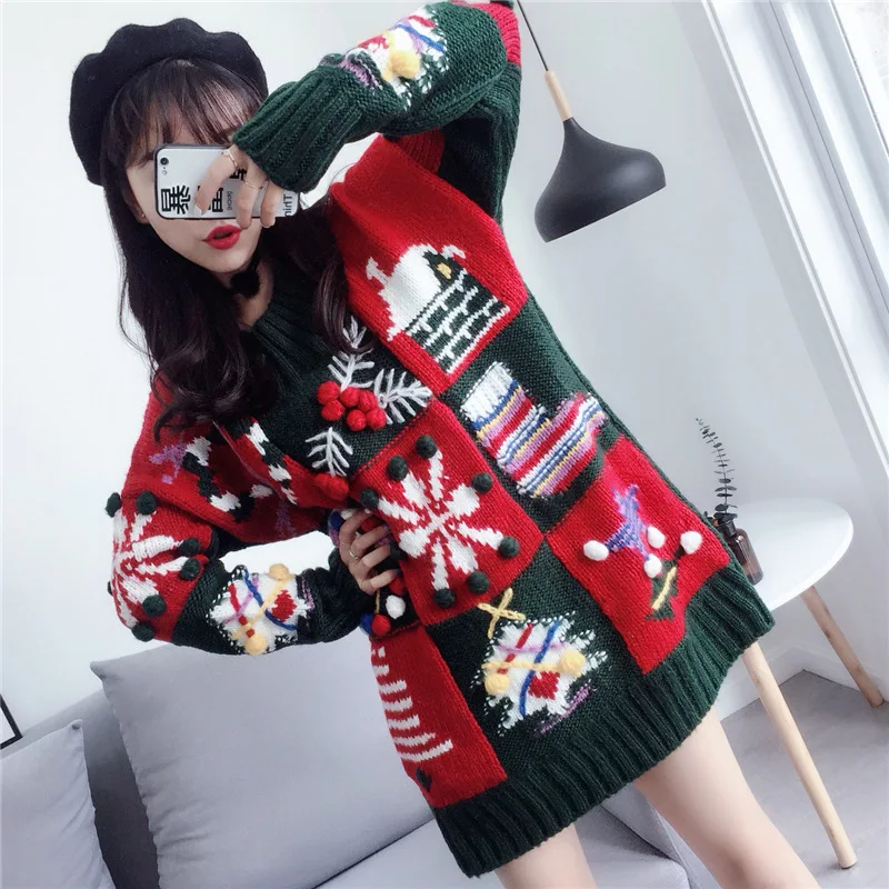 Хит продаж свитер модель 2018 года зимние сапоги с объемными шариками в виде