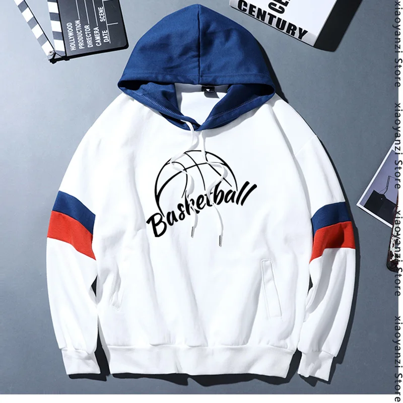 

Мужские толстовки в стиле пэчворк, для любителей баскетбола, 100% хлопок, мужские свитшоты, мужские пуловеры с капюшоном, бесплатная доставка