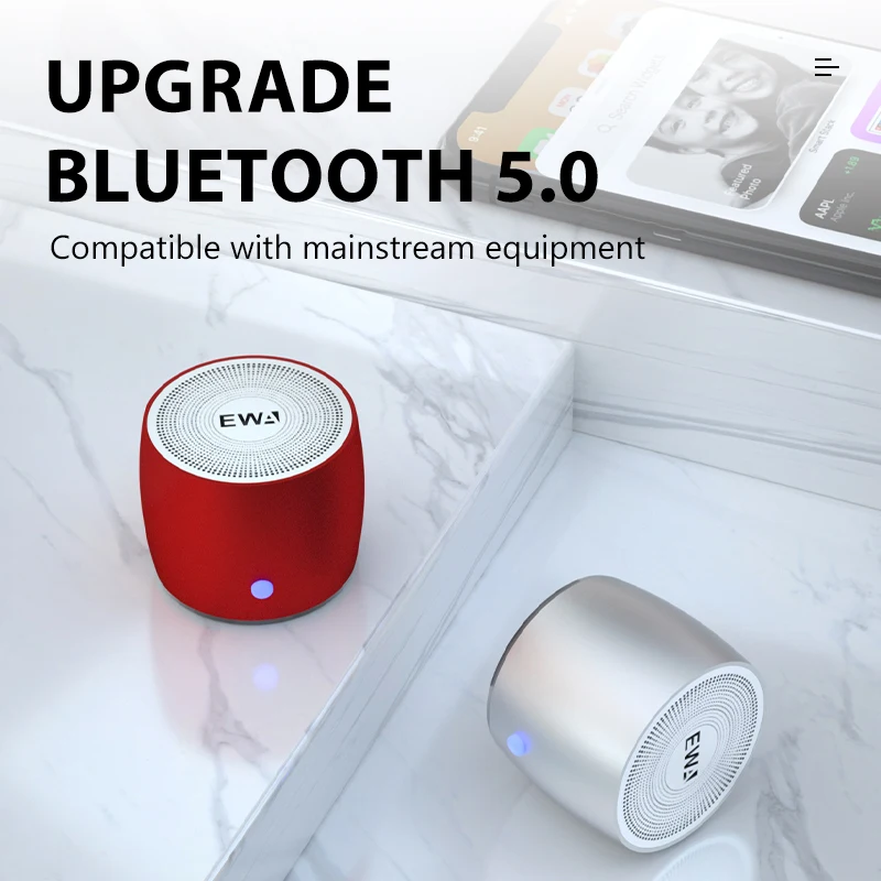 Беспроводной Bluetooth Портативный Динамик металлический водонепроницаемый мини