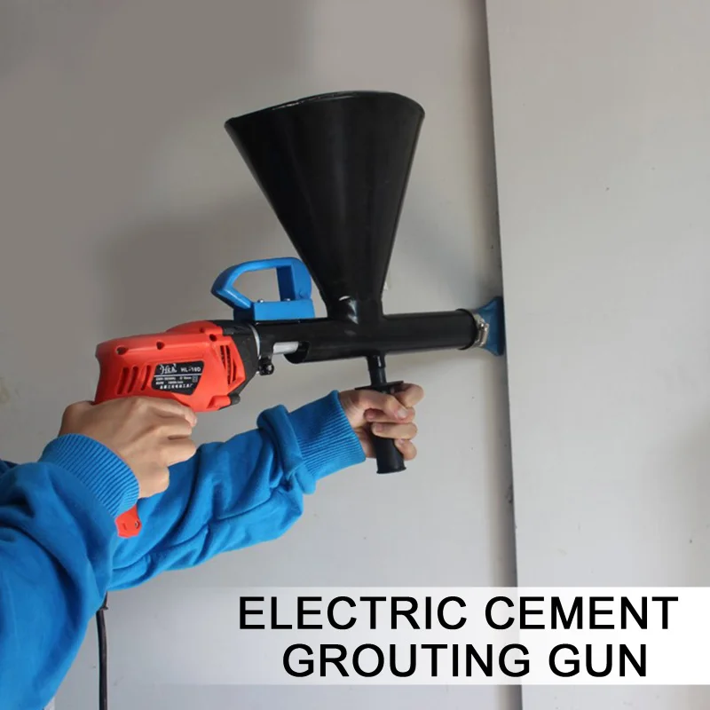 

Электрическая мини-машина для закачки цементного раствора, автоматический пистолет для закачки цемента, помпа для литья цемента