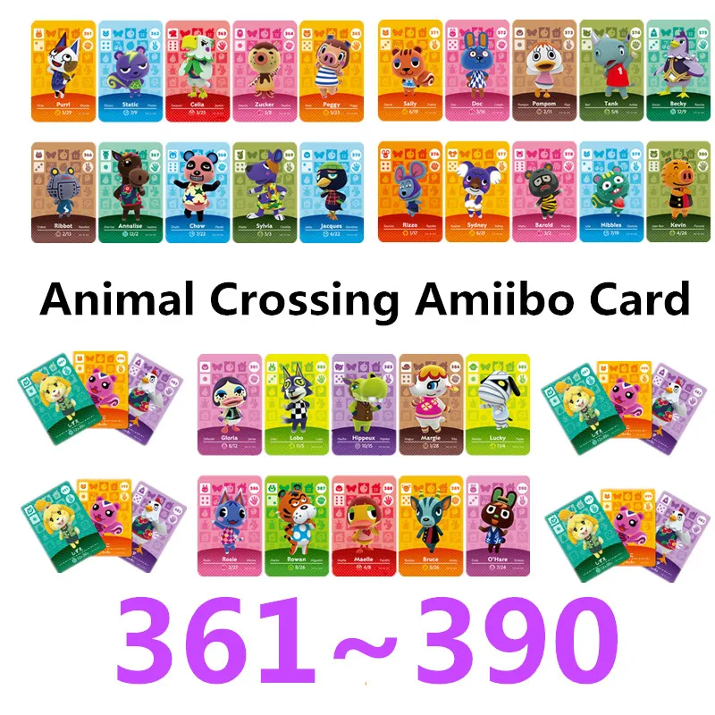 Animal Crossing Card Amiibo Work for NS Games NFC Amibo Switch Ankha Welcome Stickers New Horizons Series 4 (361TO 390) | Безопасность и