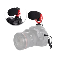 20cb slr camera microphone with anti vibration bracket 3 5mm support multiple device for blogging interview online recording
