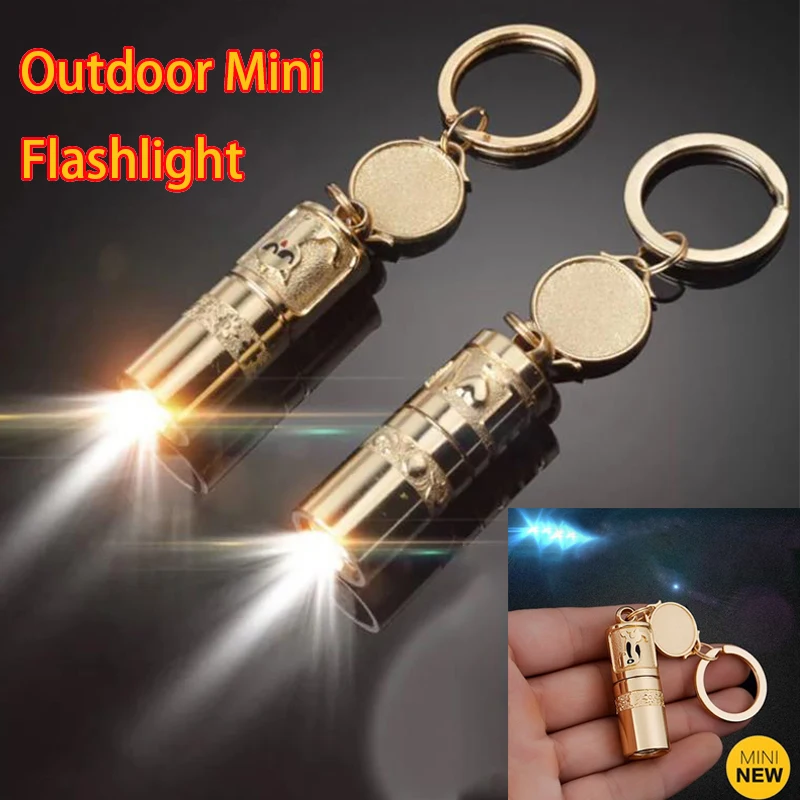 

Outdoor Mini Flashlight Strong Light Led Waterproof Keychain Flashlight Super Bright Small Flashlight