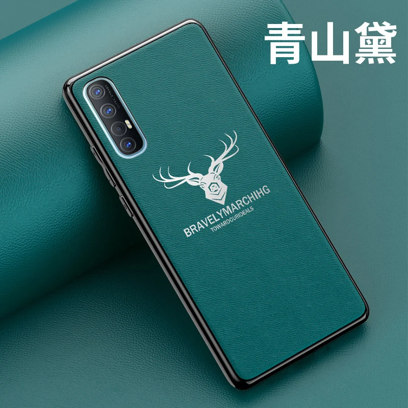 Роскошный оленьей кожи Мягкий чехол для OPPO K3 K5 A91 A8 A11X F11 A5 A92 A52 R17 Рино 4 3 Pro Realme X50