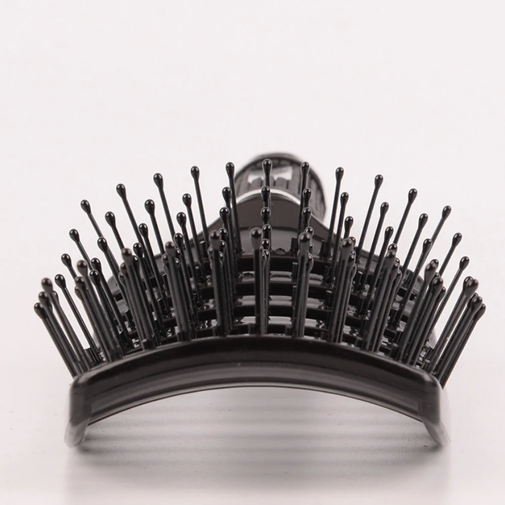

1PC Vent Hair Brush Comb Curved And Vented Detangling Styling Hair Brush Professional Quick Hair Styling Tools For Men Black