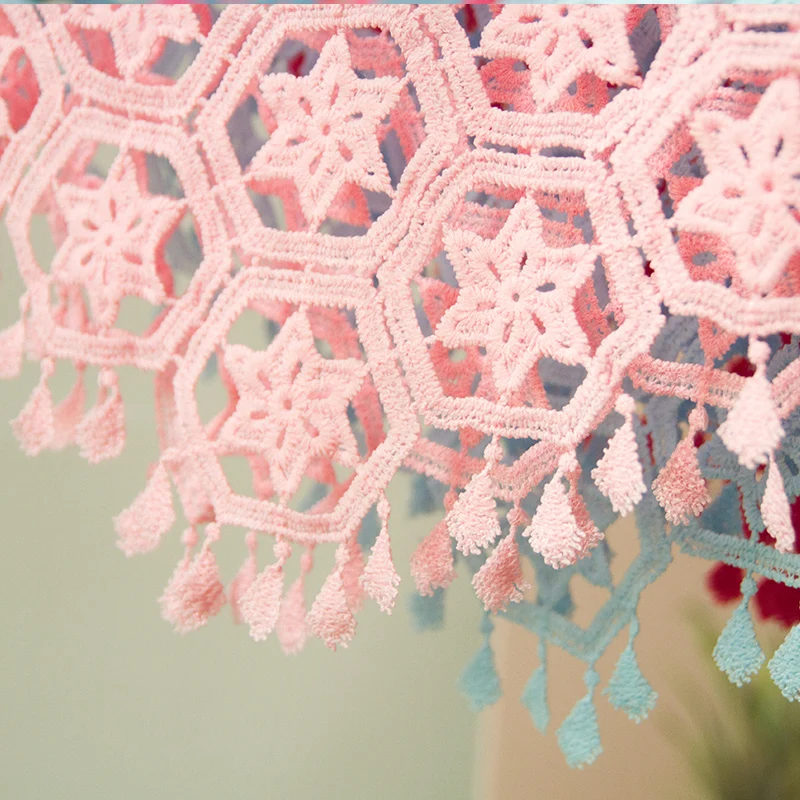 Кружевной воротник шестигранные снежинки женская одежда шаль юбка подходящая