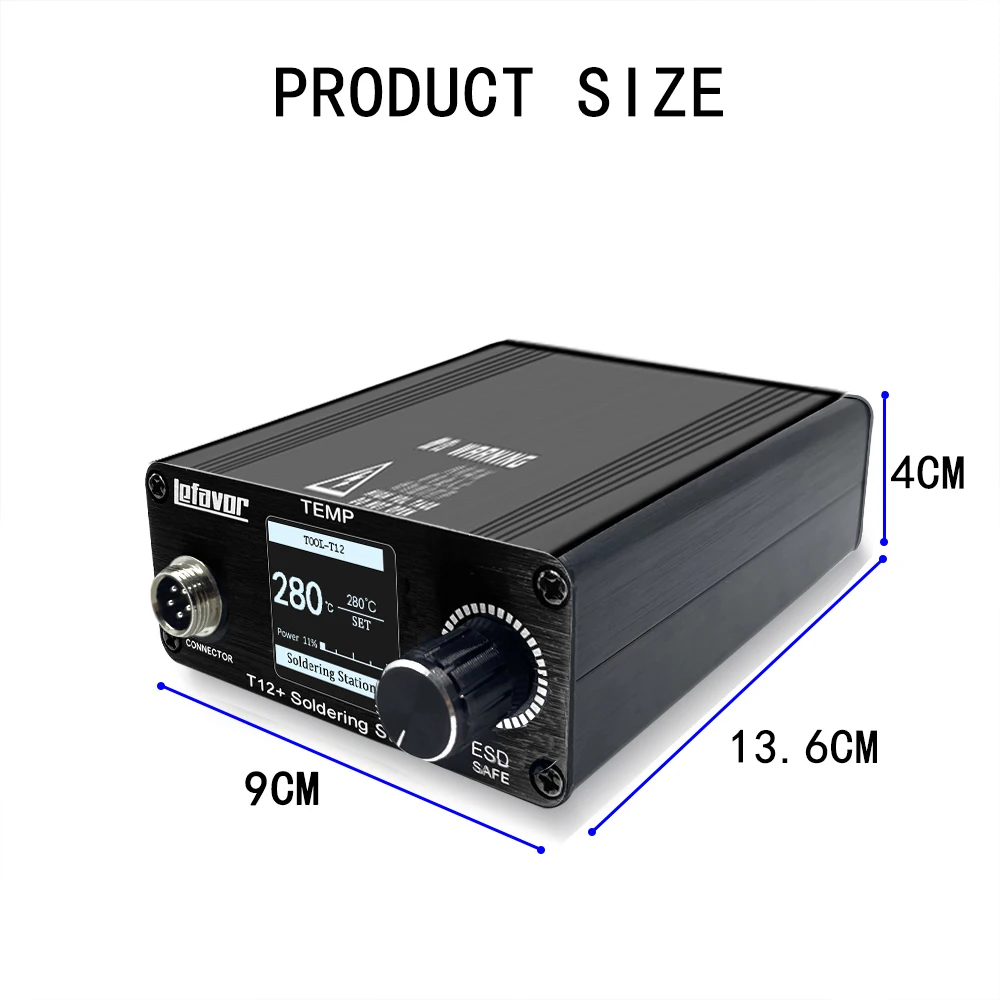 Цифровая паяльная станция T12 75 Вт для пайки микроконтроллер с регулируемой