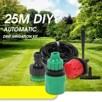 30m automatic micro drip irrigation system garden irrigation spray self watering dripping watering kit 30 adjustable dripper