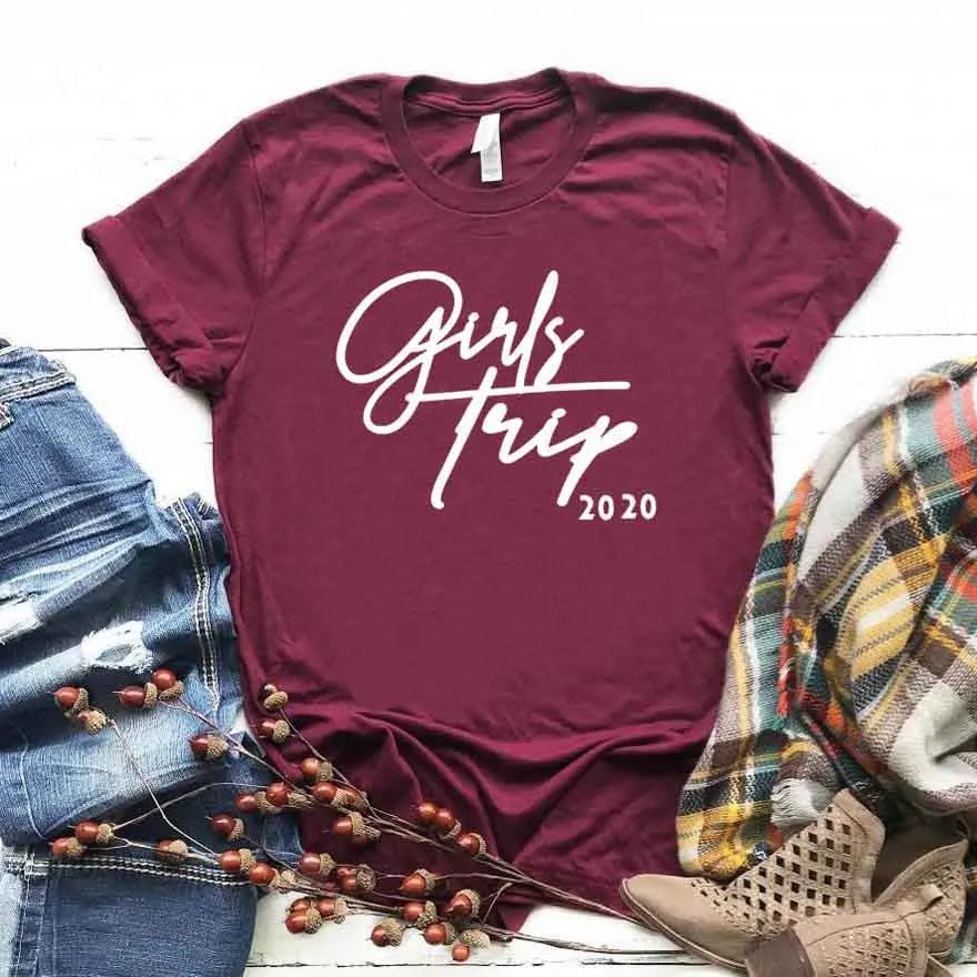 

Женская футболка для девочек туда и обратно 2020 Футболка с принтом, с надписью для женщин с коротким рукавом О-образным вырезом Футболка женс...