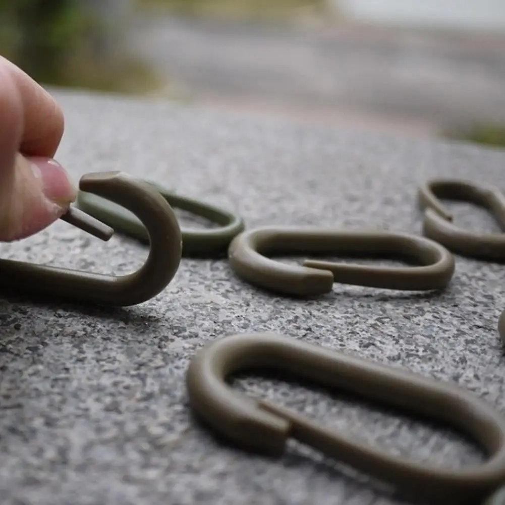 

5Pcs Universal U Shape Backpack Carabiner Clip Clasp-Hang Buckle Accessories Key Chain Climb Hook Clip Backpack Buckle Keychain