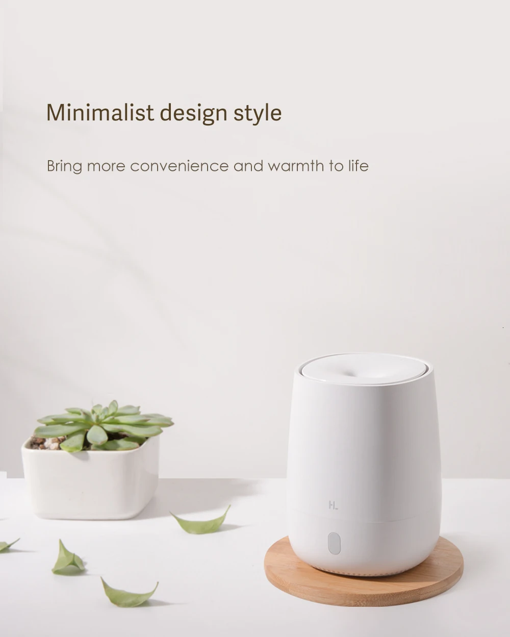 Xiaomi Mijia Youpin HL Портативный USB мини воздушный диффузор для ароматерапии и увлажнитель тихий ароматизатор тумана 7 светильник цвета для дома и офиса