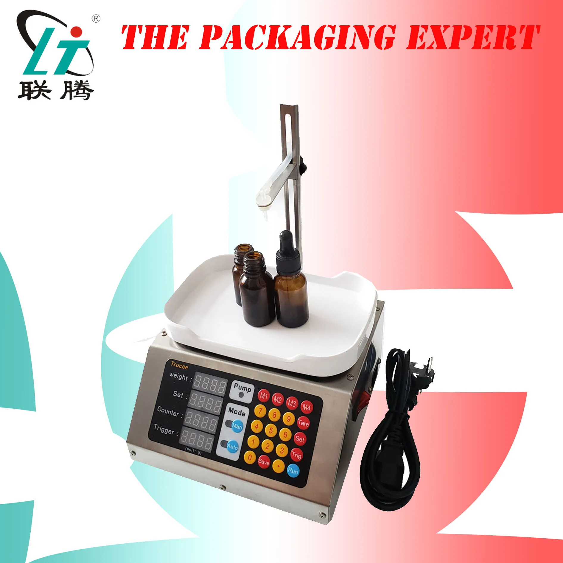 

Weighing Peristaltic Pump Filling Machine Electronic Scale Small Volume Precise Filler Perfume E-Liquid Oil 0-50ml Free Shipping