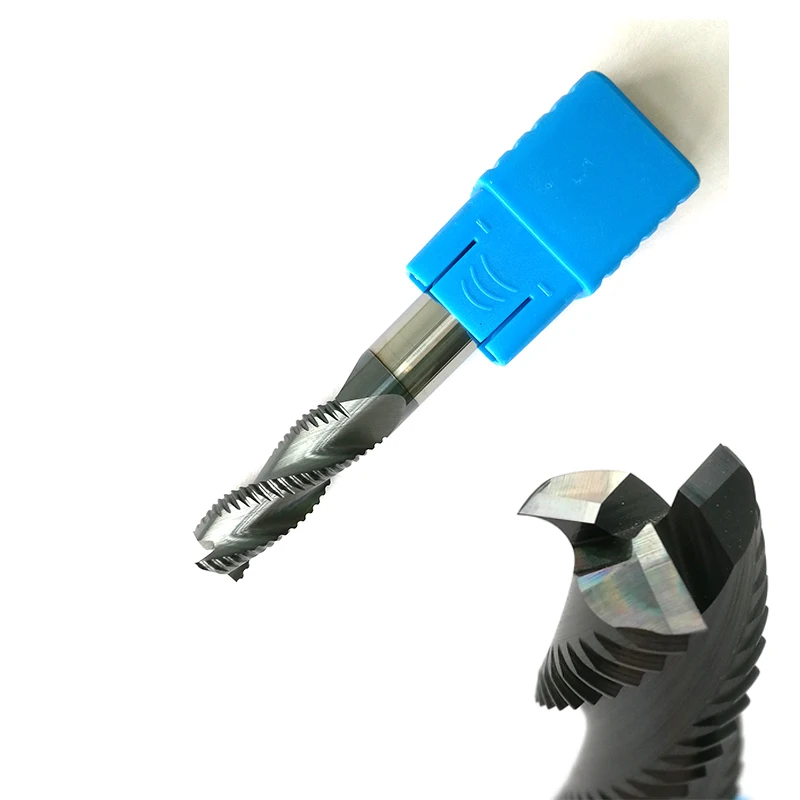 Концевая фреза HRC45 с 3 канавками спиральные фрезы для черновой обработки 4 мм/6 мм/8