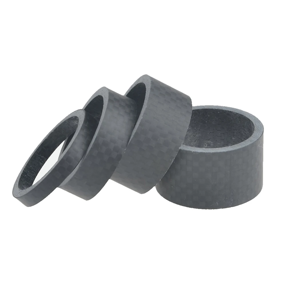 Шайба вилки Xingxi из углеродного волокна для гарнитуры 5/10/15/20 мм 1-1/8 дюйма 3K