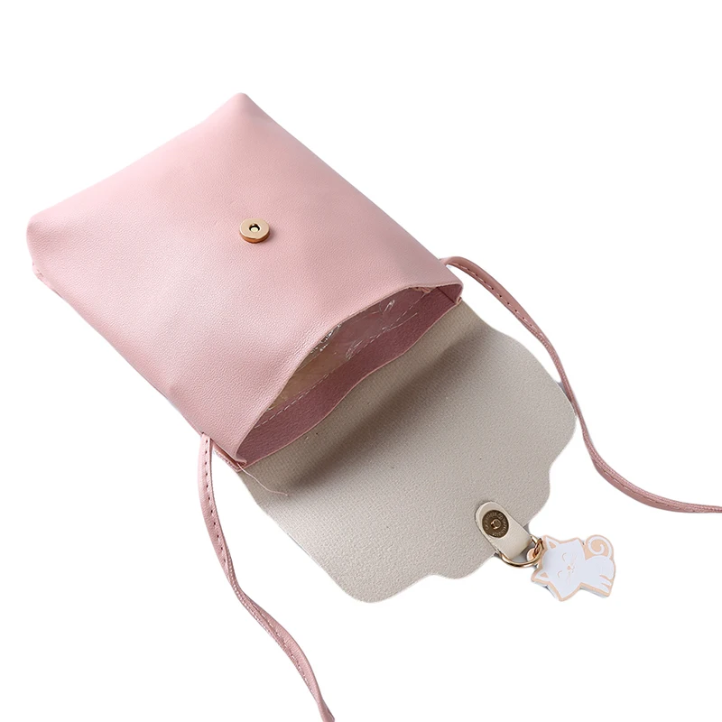 

Fashion Young Women PU Leather Small Crossbody Shoulder Bag For Cell Phone Wallet Card 2020 New Mini Girl Handbag