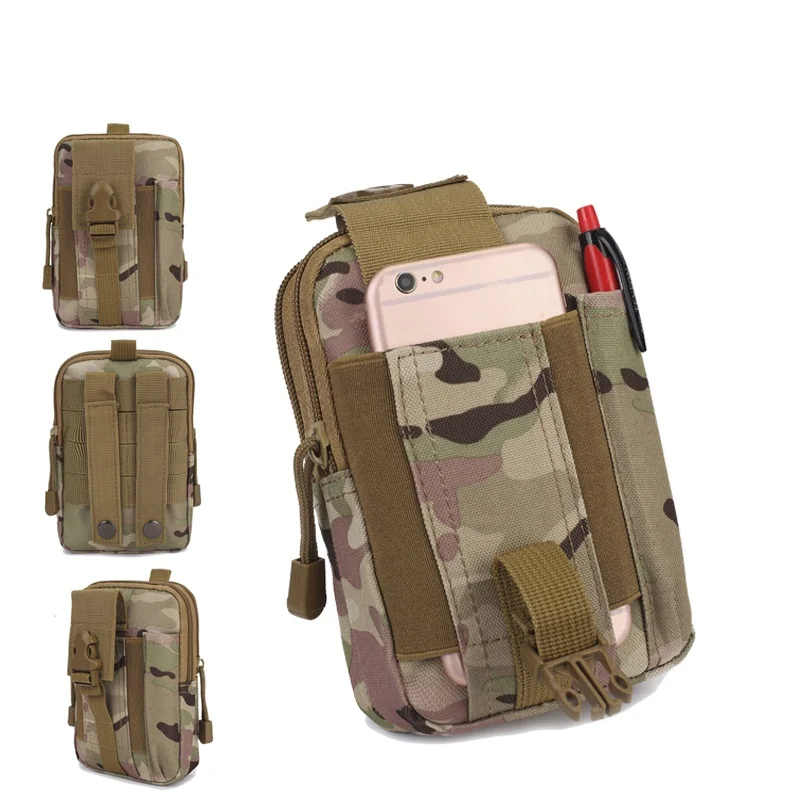 

Outdoor Tactical Backpack Military Backpack Mobile Phone Case Pouch Belt Waist Bag Waist Pack Nylon Holster Pouch Iphone 6s case
