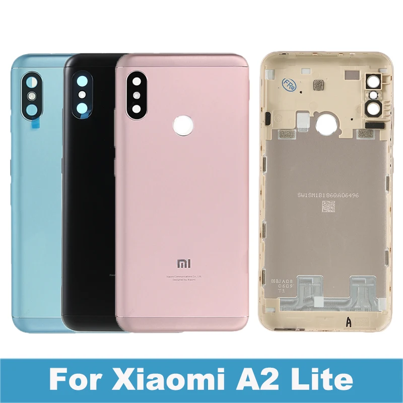 Крышка батарейного отсека для Xiaomi MI A2 Lite корпус + кнопки регулировки громкости