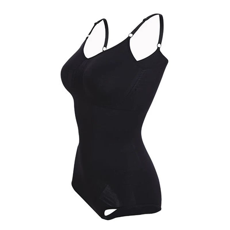 

Body Shaper Women Sexy Shapewear Bodysuit Underwire Padded Push Up Cups Tummy Control Femme Black Slimming Underwear Butt Lifter