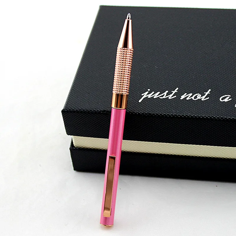

Fashion metal ballpoint pen business simple signature pen student writing pen office school stationery gift