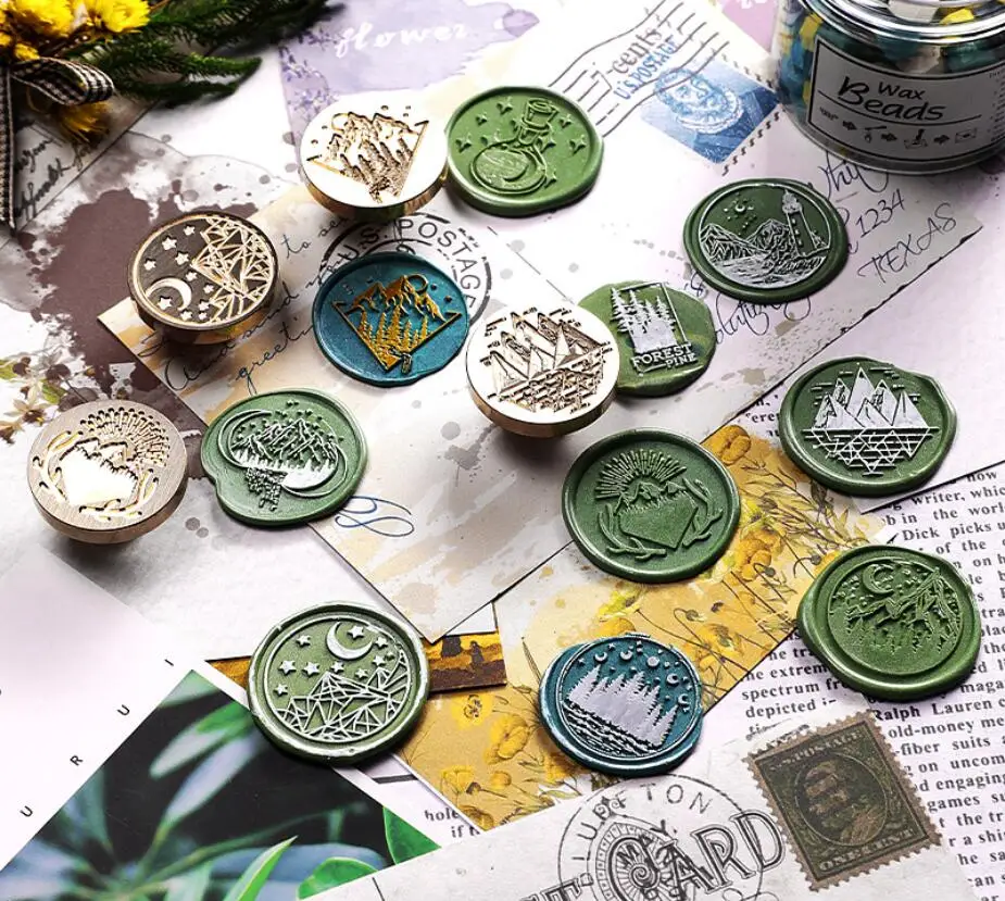 Печать для рисования огня звезда Кит кошка путешествий ins Sen Лаковая воск свадьбы