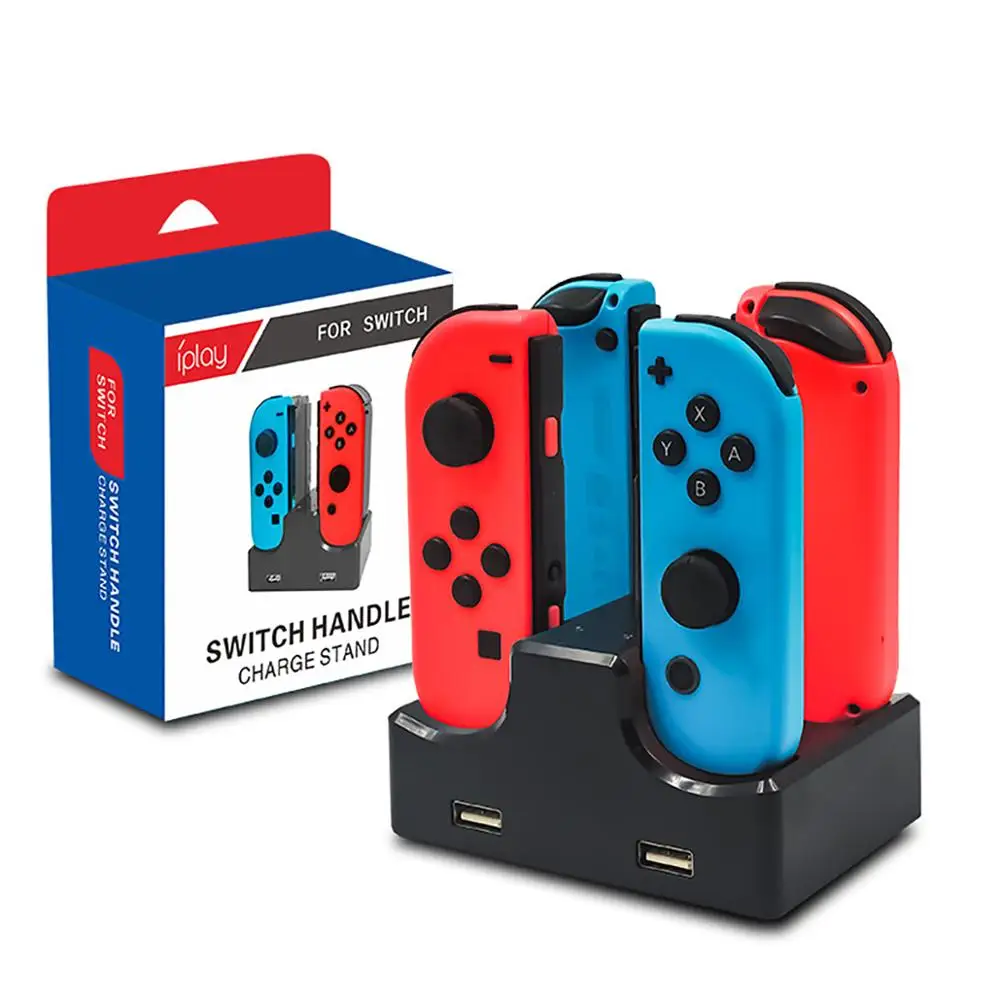 iBen USB Game Controller Charging Dock Station Joypad Pad Joystick 4 in 1 Charger Stand Holder For Nintendo Switch | Электроника