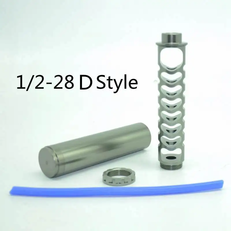 1-2-28 D Style 1" 6" алюминиевые 1/2-28 или 5/8-24 фильтры для NAPA 4003 WIX 24003 автомобильный топливный фильтр автомобильный растворитель ловушка - Цвет: 1-2-28 D Style