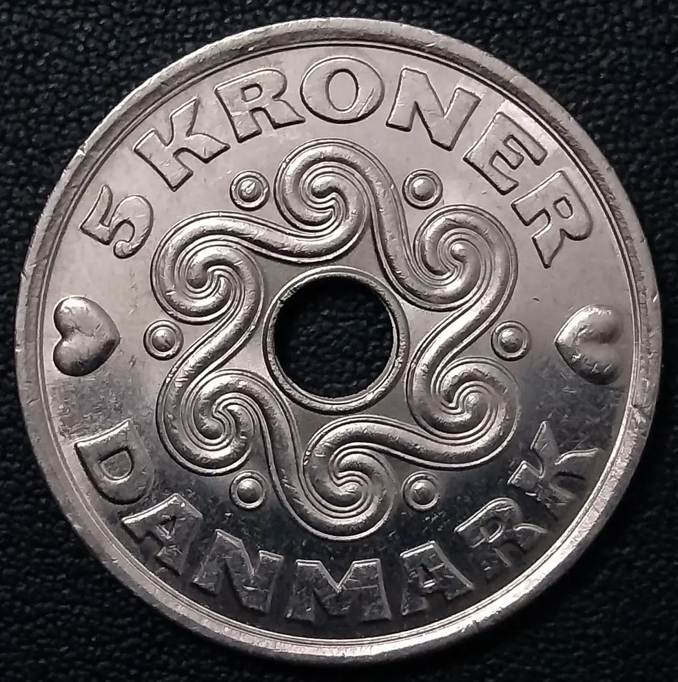 Denmark 5 Krona Coins Europe 100% Original Coin For Collection Old 28.5mm | Дом и сад