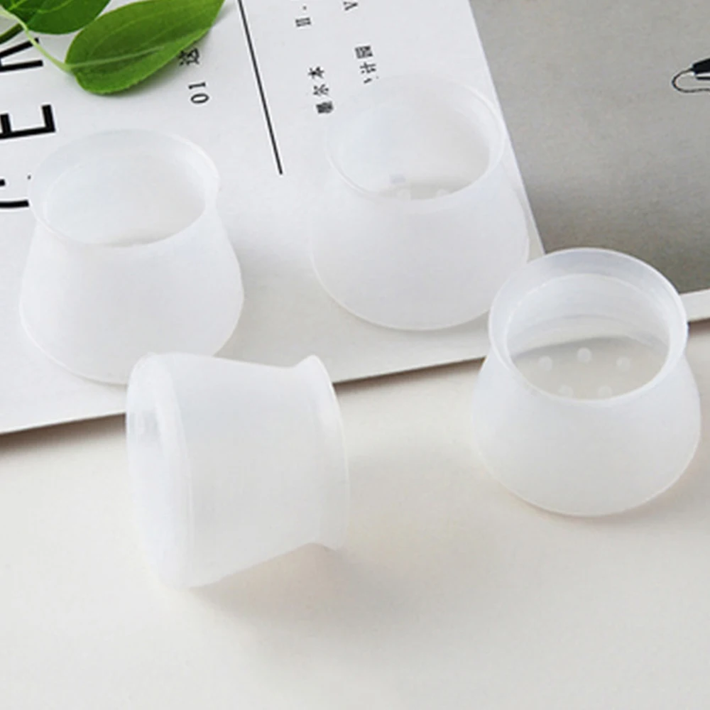 

8/16pcs Silicone Chair Leg Mat Thick Non-slip Table Chair Leg Caps Foot Protection Bottom Cover Pads Wood Floor Protectors