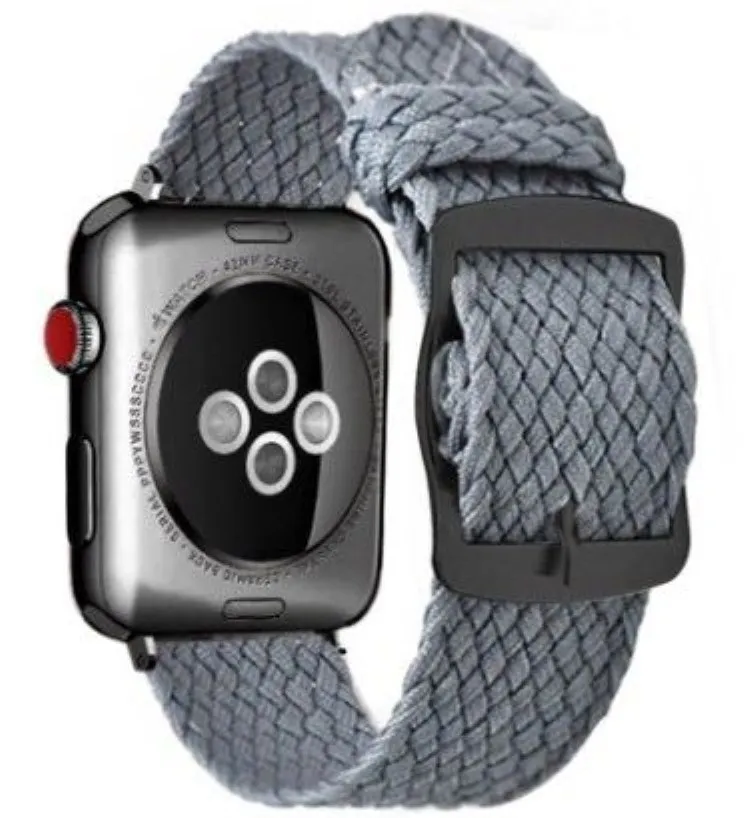 Ремешок для Apple Watch Series 6 SE 5 4 3/2/1 Band 38 мм 42 нейлоновая мягкая сменная Спортивная