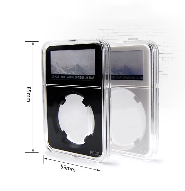 1 шт. PCCB монеты плиты дисплей Класс Монета Чехол Защитите Держатель ящики для