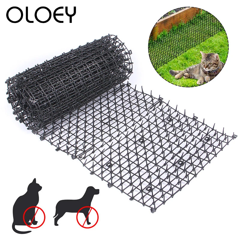 Balcony Anti-cat Net Gardening Mat Flower Drive Cat Plastic Pet Thorn Pad Animals Accessories | Дом и сад