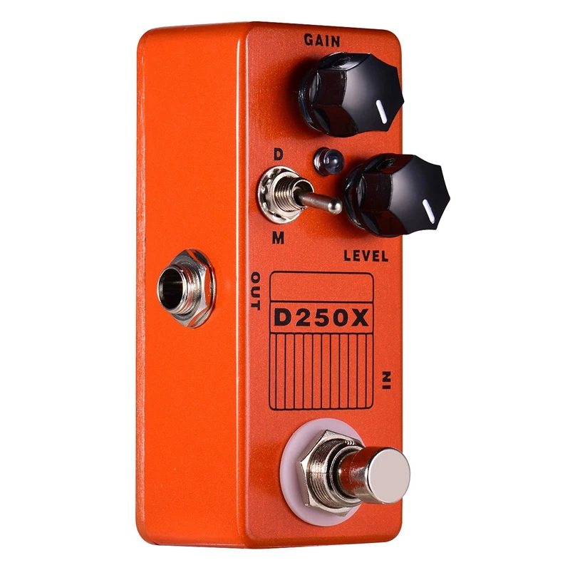 

Mosky D250X мини Overdrive предусилитель для гитары педаль эффектов с истинной переключатель байпаса