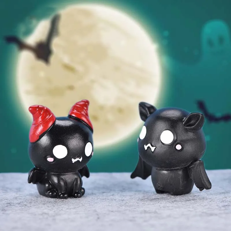 Фигурка вампира в виде тыквы призрака Хэллоуин модель бонсай садовый Сказочный