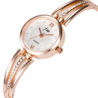 women fashion stainless steel band analog quartz round wrist watch watches ladies girl luxury watch bracelet 2022 fashion clock