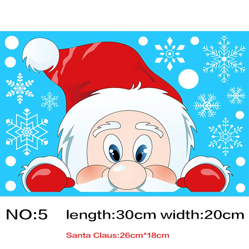 Веселая Рождественская пленка для дома Рождественское украшение новый год