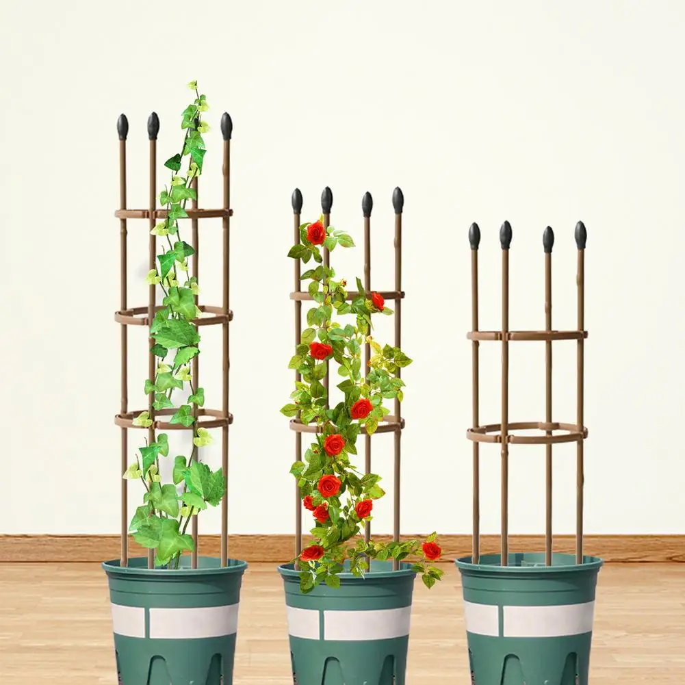 

Climbing Plant Trellis Garden Tomato Support Cages For Flowers Plants Support Frame Trellis Climbing DIY Flower Vines Pot Stand