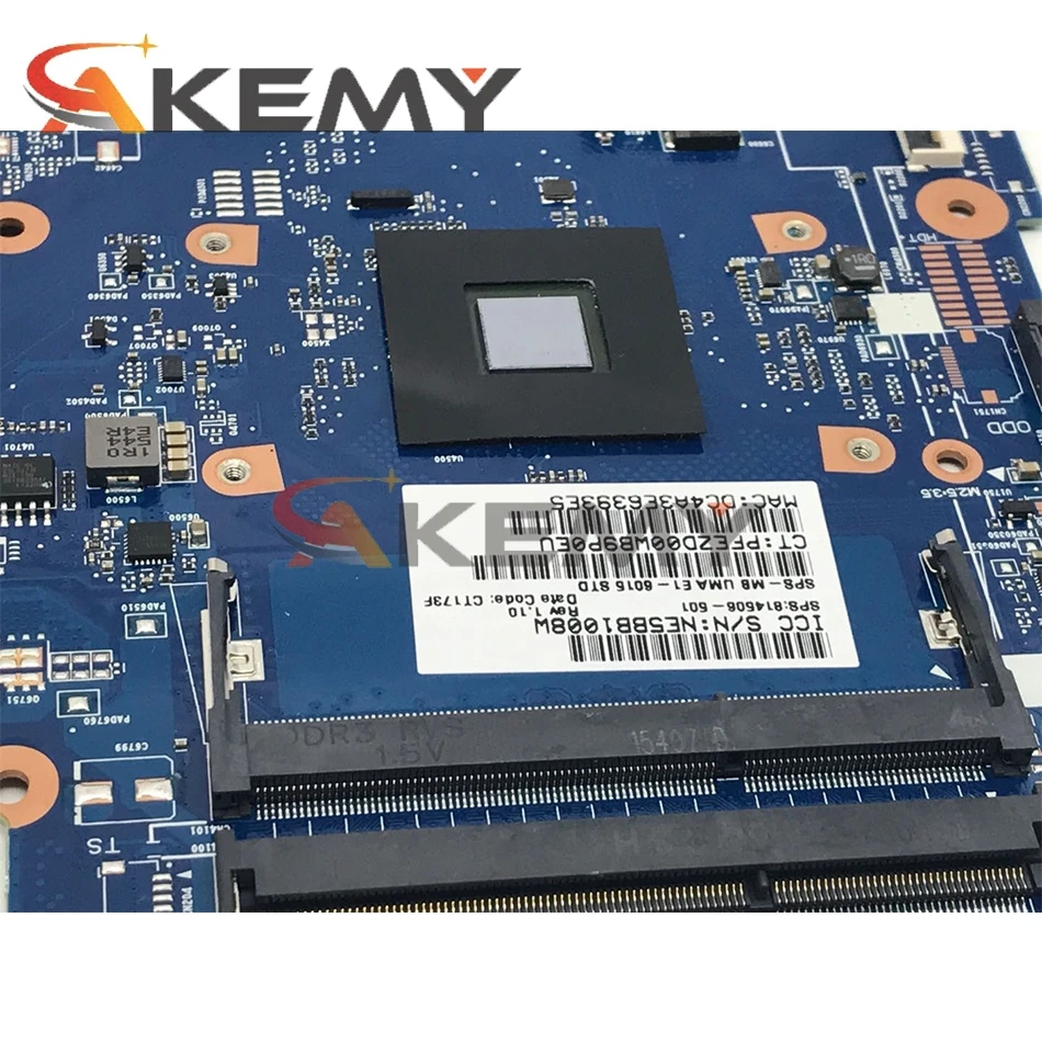 Материнская плата Akemy 844380-001 844380-601 6050A2731601-MB-A01 для ноутбука HP 245 14-af с процессором