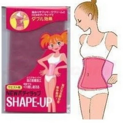 

Shape-Up Belly Waist Slimming Belt Body Shaper Lose Weight Sauna Waist Belt For Essential Oil/Massaging Cream/Spa Salt