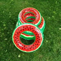 watermelon inflatable donut swimming ring giant pool float toy circle beach sea party inflatable mattress water adult kid circle