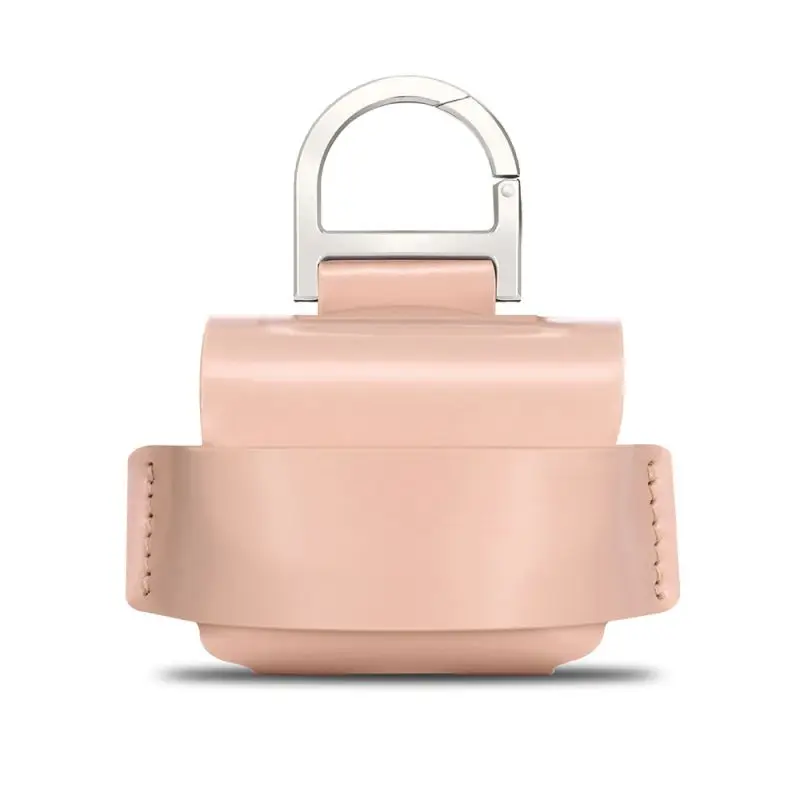 Защитный чехол для Apple Airpods Pro 3 с крючком кожаный однотонный Портативный