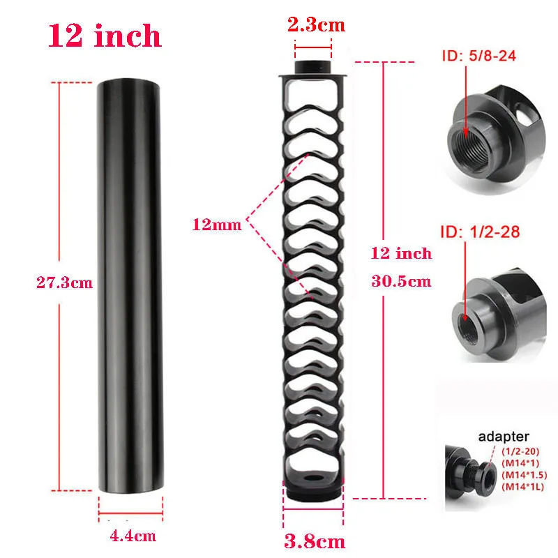 Алюминий 12 &quot10&quot 6 &quotРасширение спираль 1/2 20 28 5/8 24 M14 * 1 1L автомобильный топливный