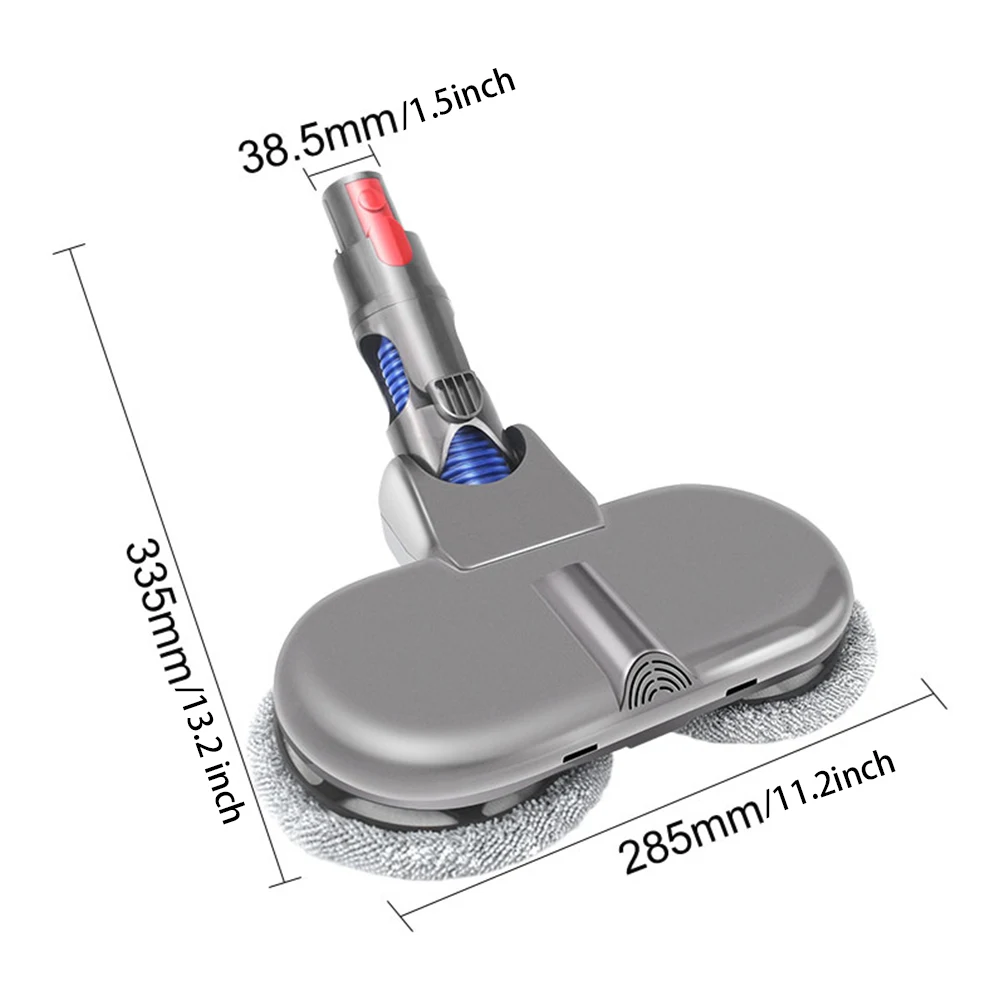 

Large Area Suction Attachment Accessories Electric Mop Head Set Replacement Part Vacuum Cleaner Dual Rotation For Dyson V10 V11