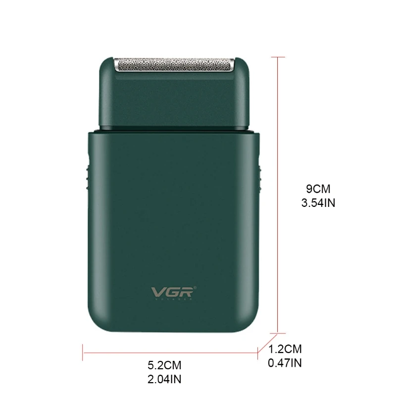 

Electric Razor for Men Washable USB Rechargeable Cordless Foil Shaver with Pop-Up Beard Trimmer Multifunction Portable